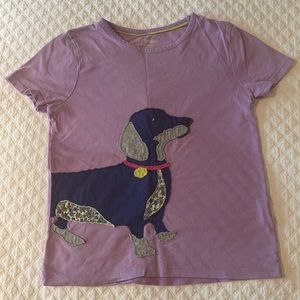 Mini Boden Dachshund Appliqué Shirt